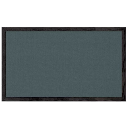 United Visual Products Combo Board, 36"x24", Satin Frame/White Porcelain & Cork UVDECORK3624-WHTPORC-CORK